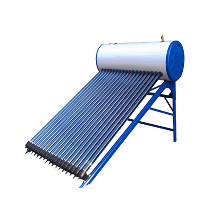 Подељени систем соларних грејача воде под притиском састоји се од равног танког соларног колектора, вертикалног резервоара за складиштење топле воде, пумпне станице и експанзионе посуде